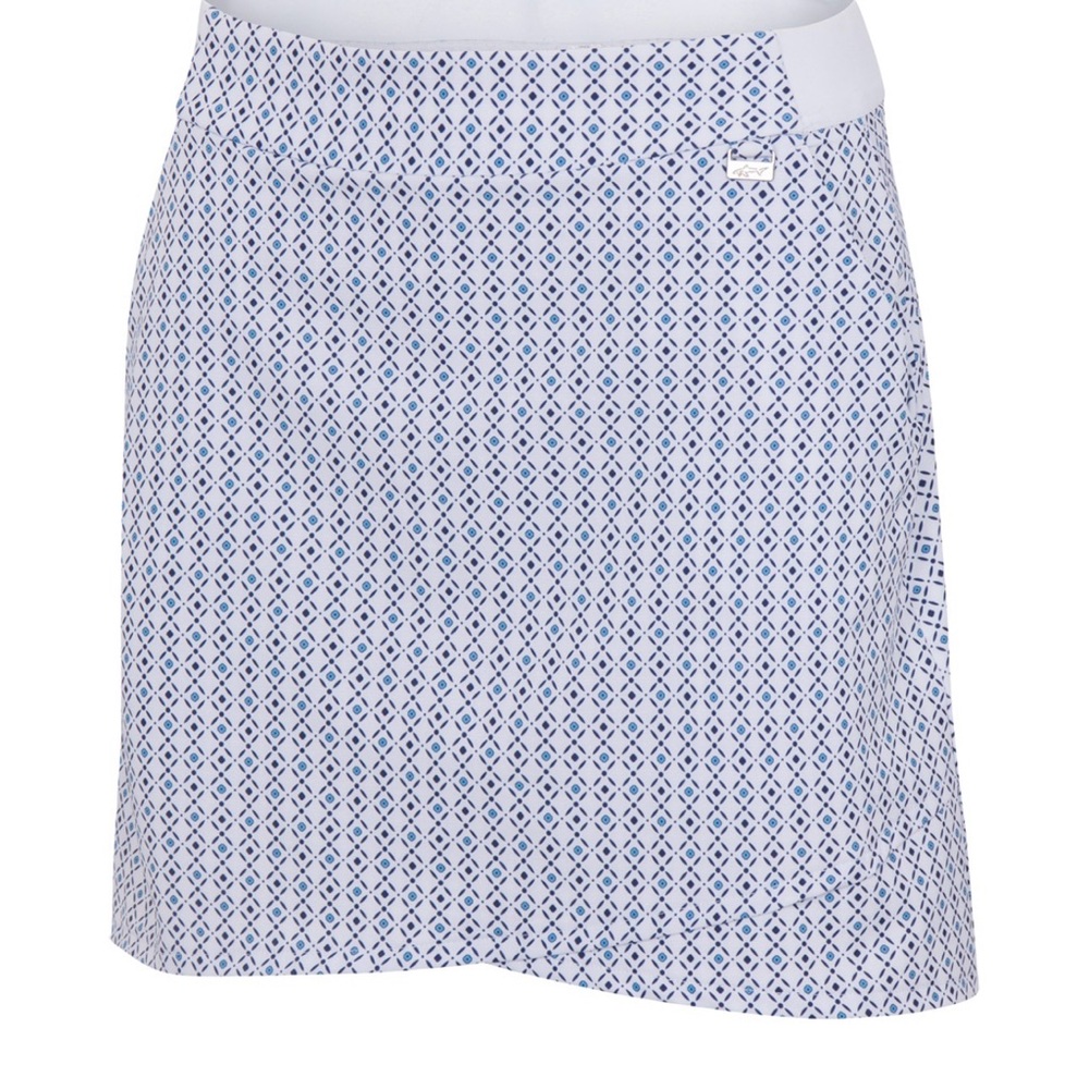 Greg Norman Collection Blue and White Skort